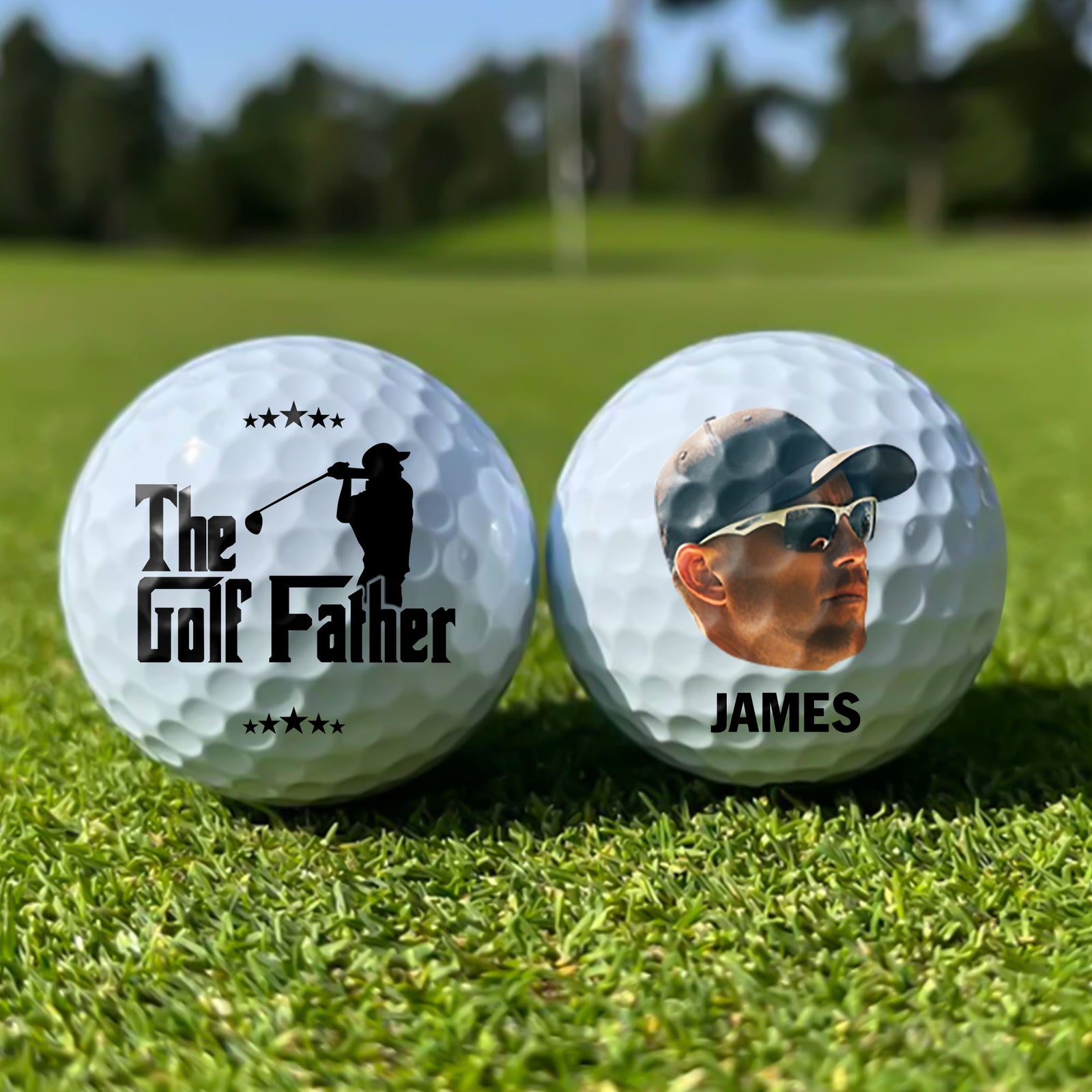 Custom Photo The Goft Father Golf Ball For Sport Player LM32 893475