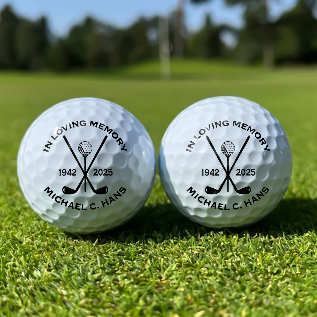 Custom Name In Loving Memory Golf Ball Perfect Gift for Golf Lovers TH10 898155