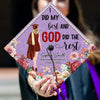 I Did My Best And God Did The Rest Personalized Class of 2026 Graduation Cap Topper Decoration CH07 910894