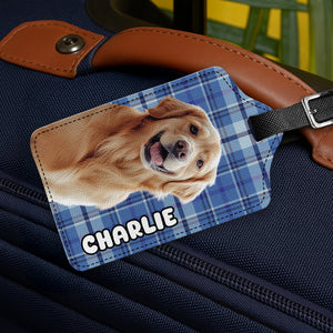 Custom Pet Photo Personalized Luggage Tag For Dog Cat Lovers HA75 892660