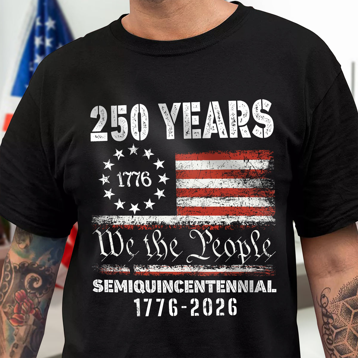 Celebrate Our America 250th Anniversary United States Semiquincentennial Dark Shirt HA75 897410