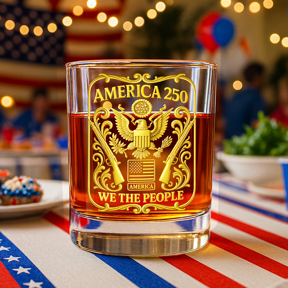 1776 - 2026 America 250th Anniversary Whisky Glass CH07 899084