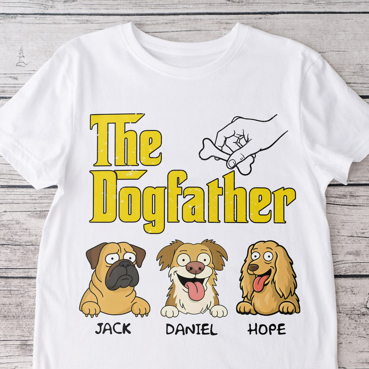 The DogFather Personalized Bright Shirt Gift For Dog Lovers CH07 895646