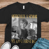 Personalized Vintage Photo Officially A Senior My Last First Day Dark Shirt HA75 922036