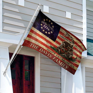 USA American Gadsden Rattlesnake Don't Tread On Me Double-Sided Flag HO82 900352