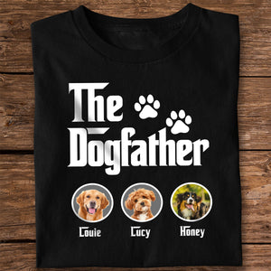 Custom Photo The Dogfather Dark Shirt For Dad TH10 892911