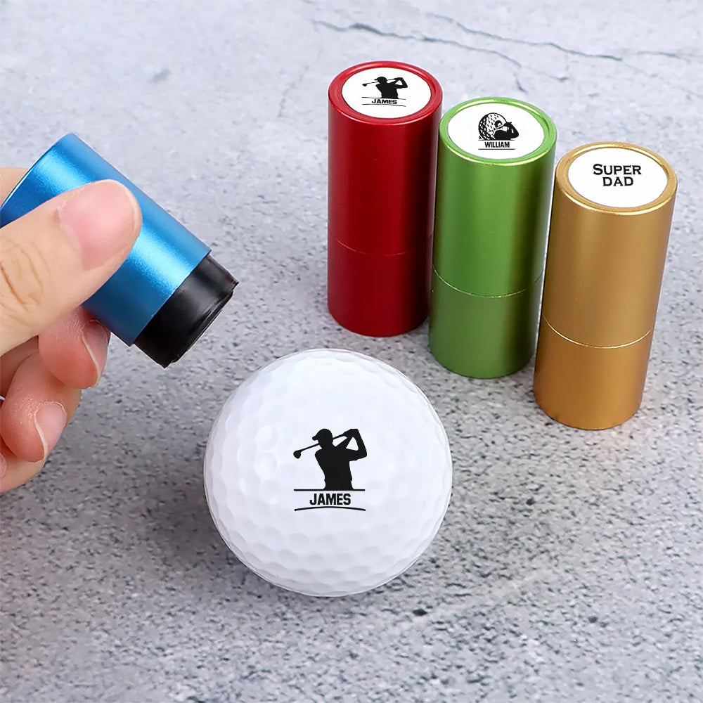 Personalized Super Dad Golf Ball Stamp Box for Dad Father's Day Gift LM32 668981