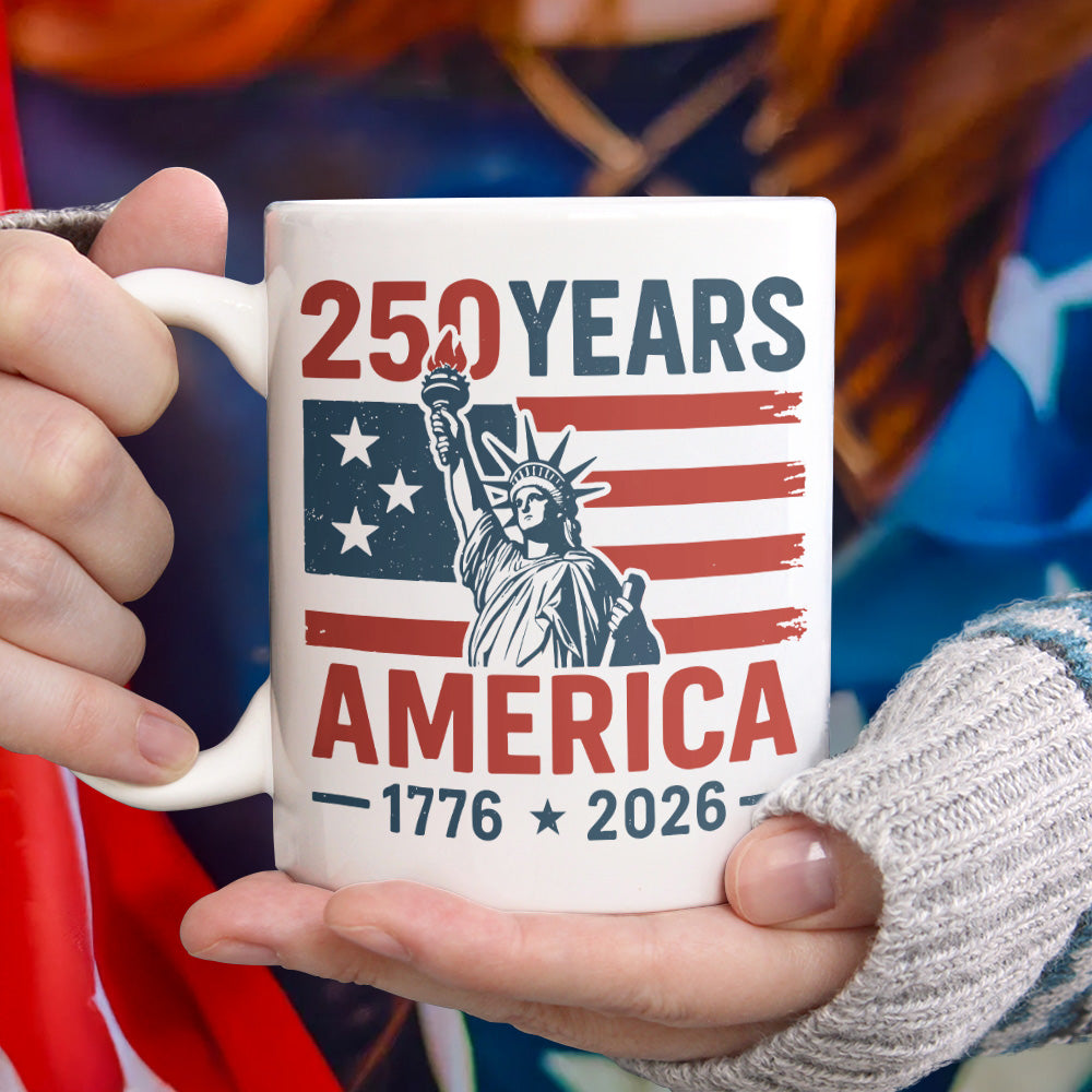 250 Years America 1776 - 2026 White Mug HO82 894544