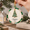 Personalized Name Christmas Tree Stained Glass Design Acrylic Ornament, Home Decor LM32 669979