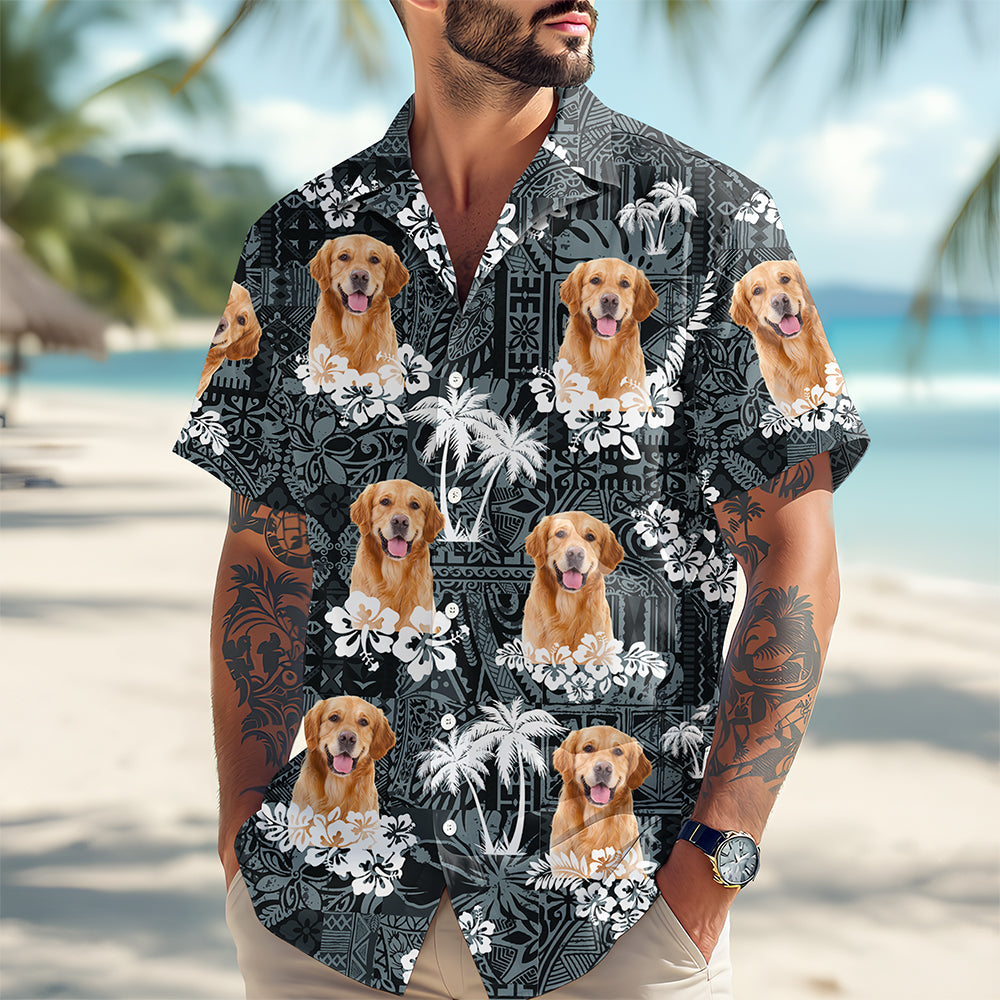 Custom Dog Photo Hawaiian Shirt Summer Gift CH07 896152