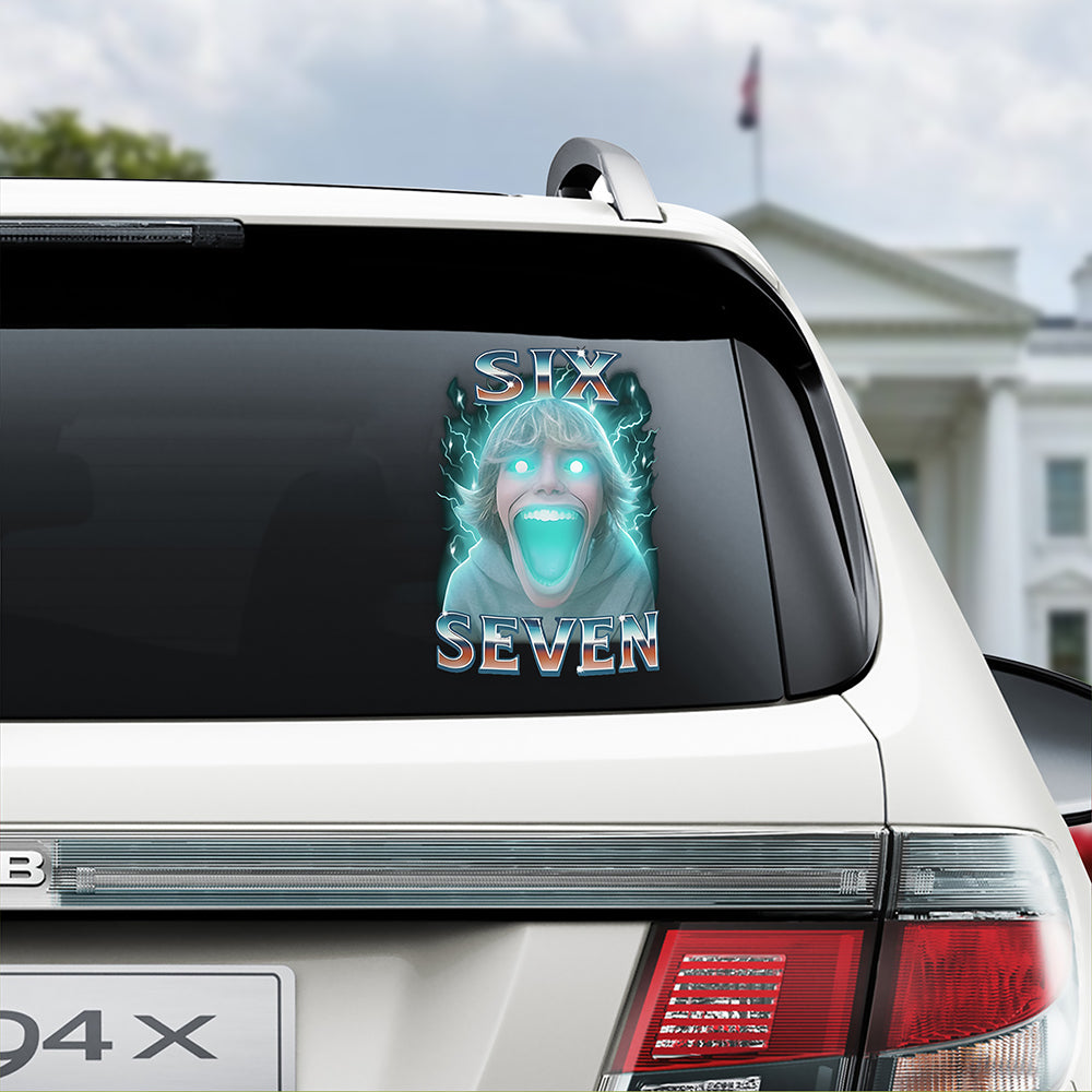 Funny Six Seven The Mason 67 Kid Gen Alpha Meme Decal Sticker HO82 900500