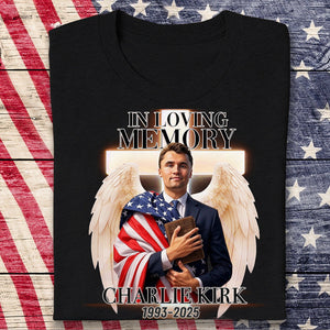 In Loving Memory Of Charlie Kirk Dark Shirt HO82 65776