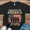 Salute To America Veteran Dark Shirt Happy 250th Anniversary of America Gifts CH07 896690