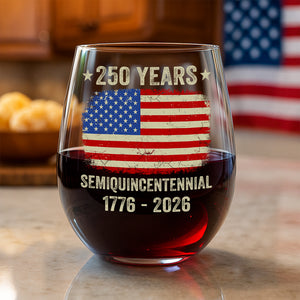 250th Anniversary United States Semiquincentennial Wine Glass HO82 894766