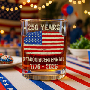 Celebrate 250th Anniversary United States Semiquincentennial Whiskey Glass HO82 894774