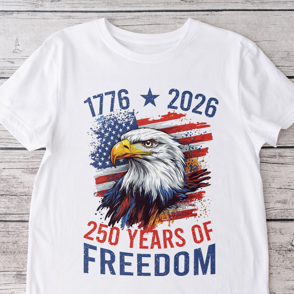 America Semiquincentennial 250 Years Of Freedom Bright Shirt CH07 896686