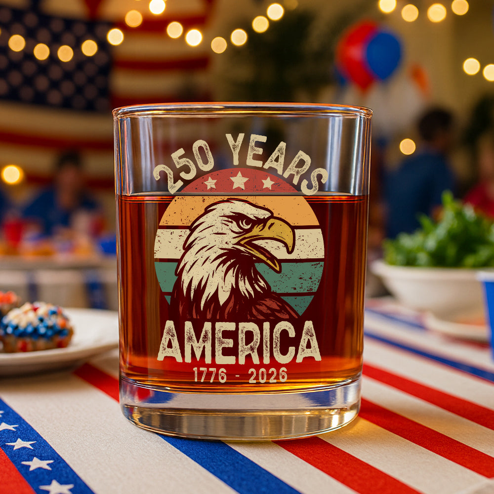 America 250 Years Whiskey Glass TH10 894619