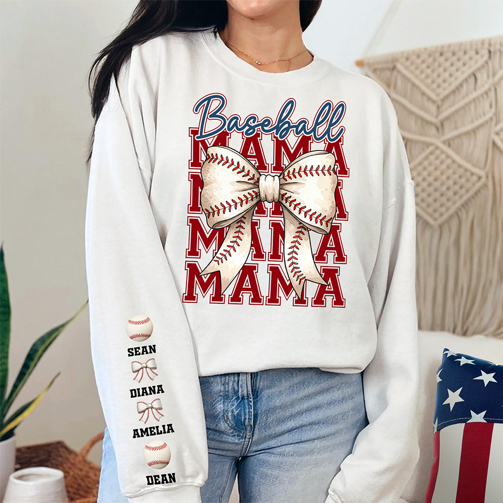 Baseball Mama Mama Mama Coquette Game Day Sweatshirt Personalized Gift For Mother's Day HO82 893626