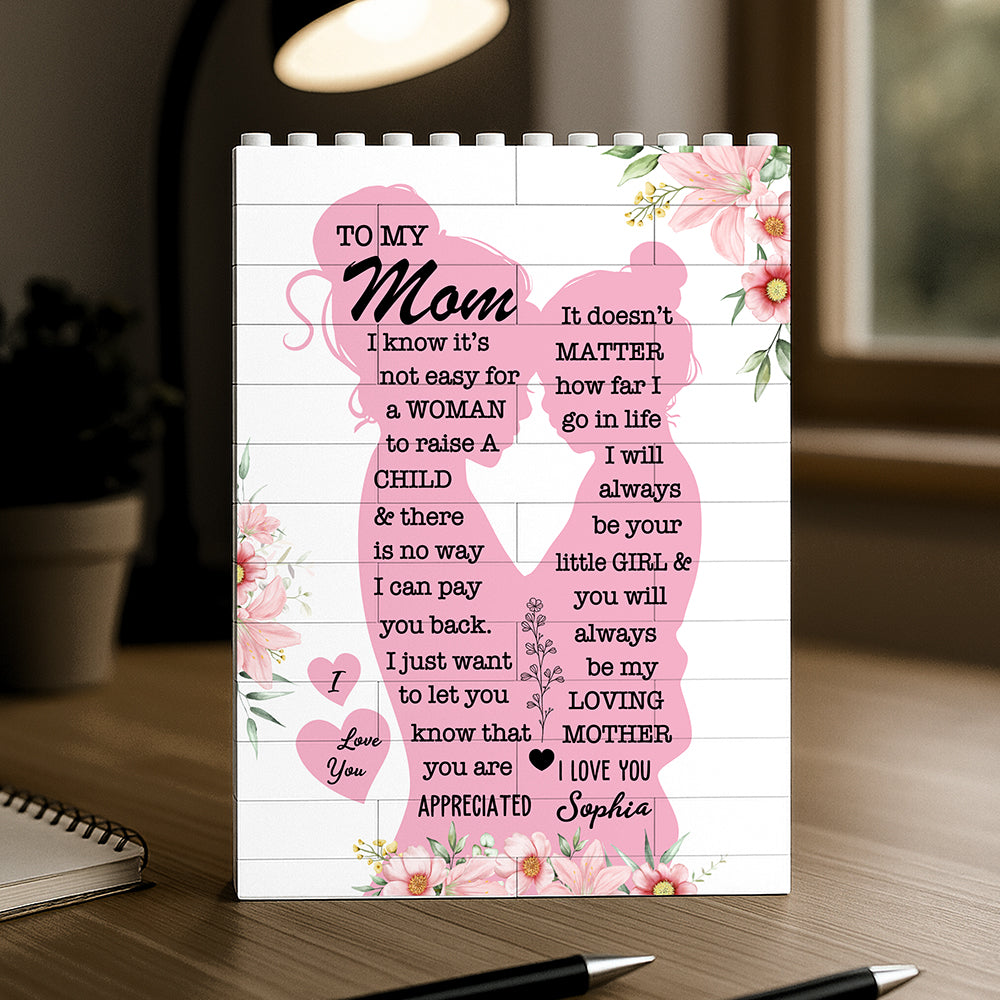 Custom Name To My Mom Gifts from Daughter Building Block HO82 901456