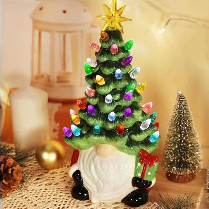 Holiday Lighted Christmas Gnome Tree Best Gift For Family HO82 894892