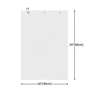 Personalised Embroidered Quick Dry Microfiber Waffle Golf Towel with Monogram and Carabiner Clip Golf Accessory Birthday Gift for Golf Lovers HO82 900774