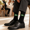 Personalized Mascot Embroidered Socks, Custom Name & Number School Spirit Socks, Team Mascot Gift for Students HO82 903480