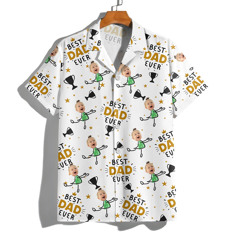 Custom Photo Best Dad Ever Family Hawaii Shirt TH10 892827