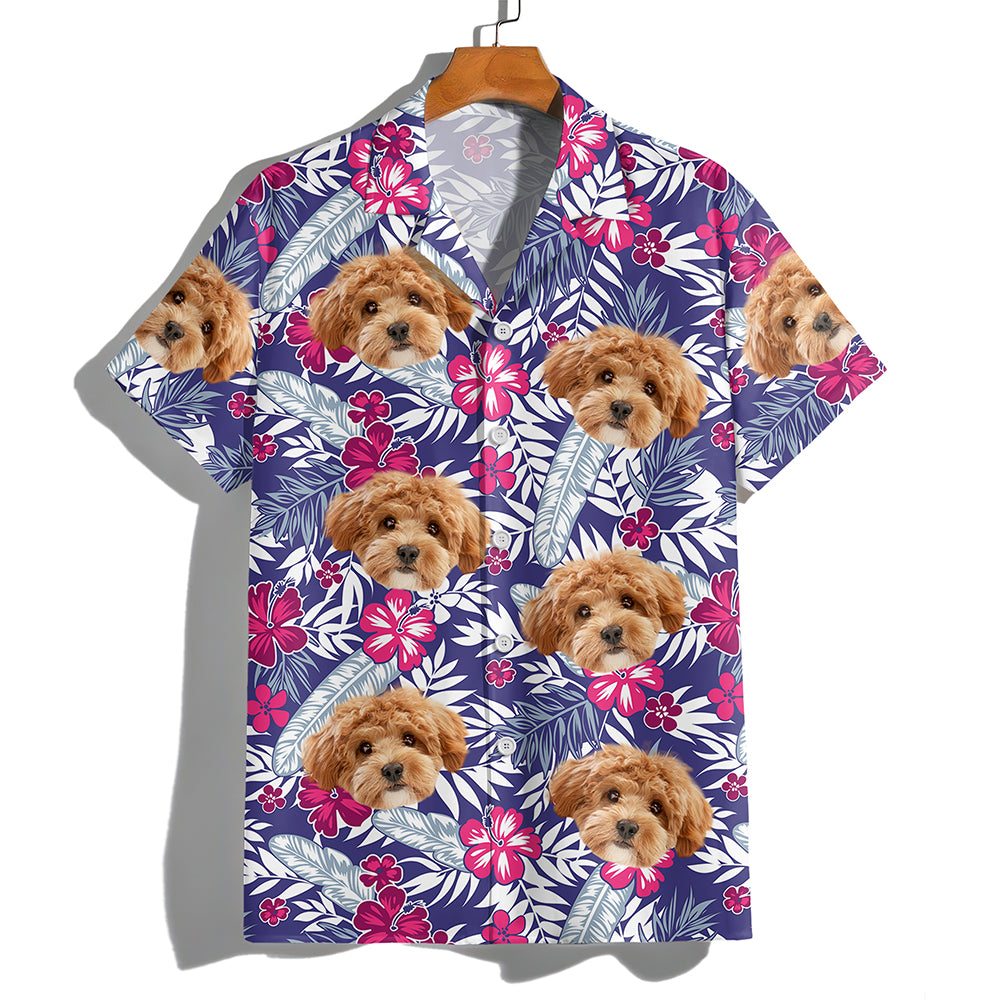 Custom Photo Funny Face Dog Family Hawaii Shirt Summer Gift HA75 892252