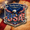 Faith, Family & Freedom 250th Anniversary of America Eagle Acrylic Pin CH07 911070
