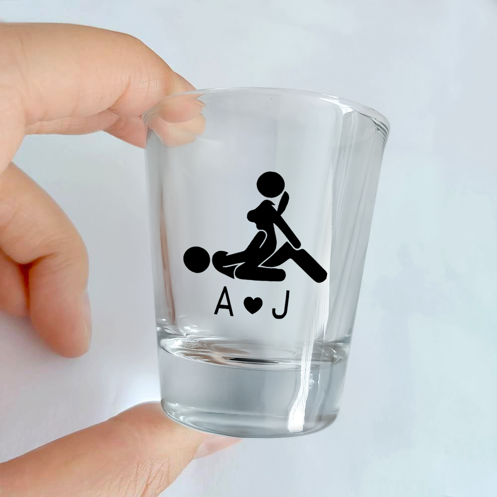 Personalized Funny Adult Engraved Shot Glass Gift For Boyfriend Husband CH07 180458