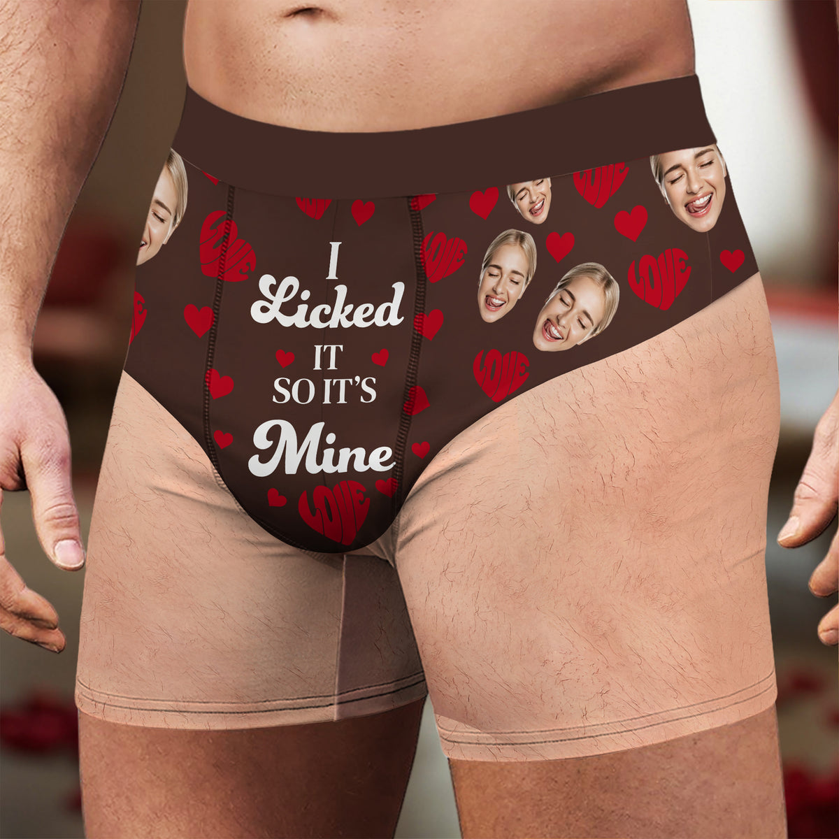 Custom Photo I Sucked It - I Licked It So It's Mine Men's Boxer Briefs, Novelty Gift For Boyfriend, Husband LM32 669551
