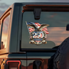 America 250th Anniversary Patriot Eagle Car Window Decal Sticker HA75 898980