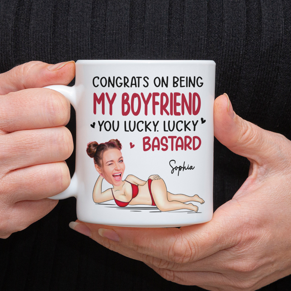 Custom Photo Anniversary Wedding Personalized Mug Gifts For Husband And Wife, Him And Her LM32 897577