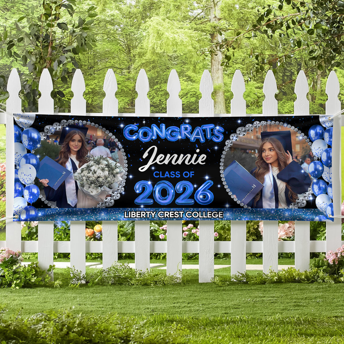 Graduation Class Of 2026 Personalized Photo Banner CH07 910678