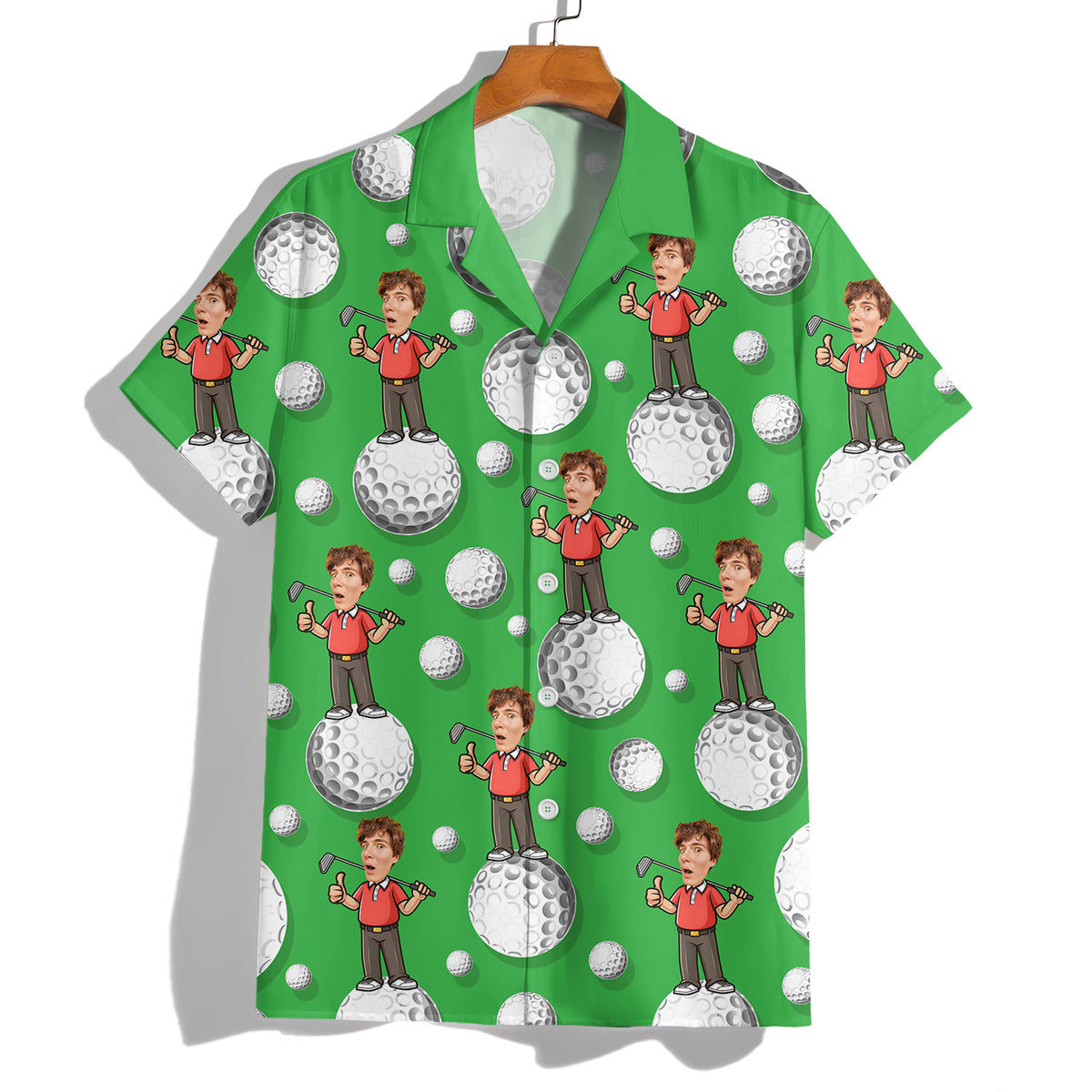 Custom Face Golf Hawaii Shirt Gift For Golf Lovers HA75 898680