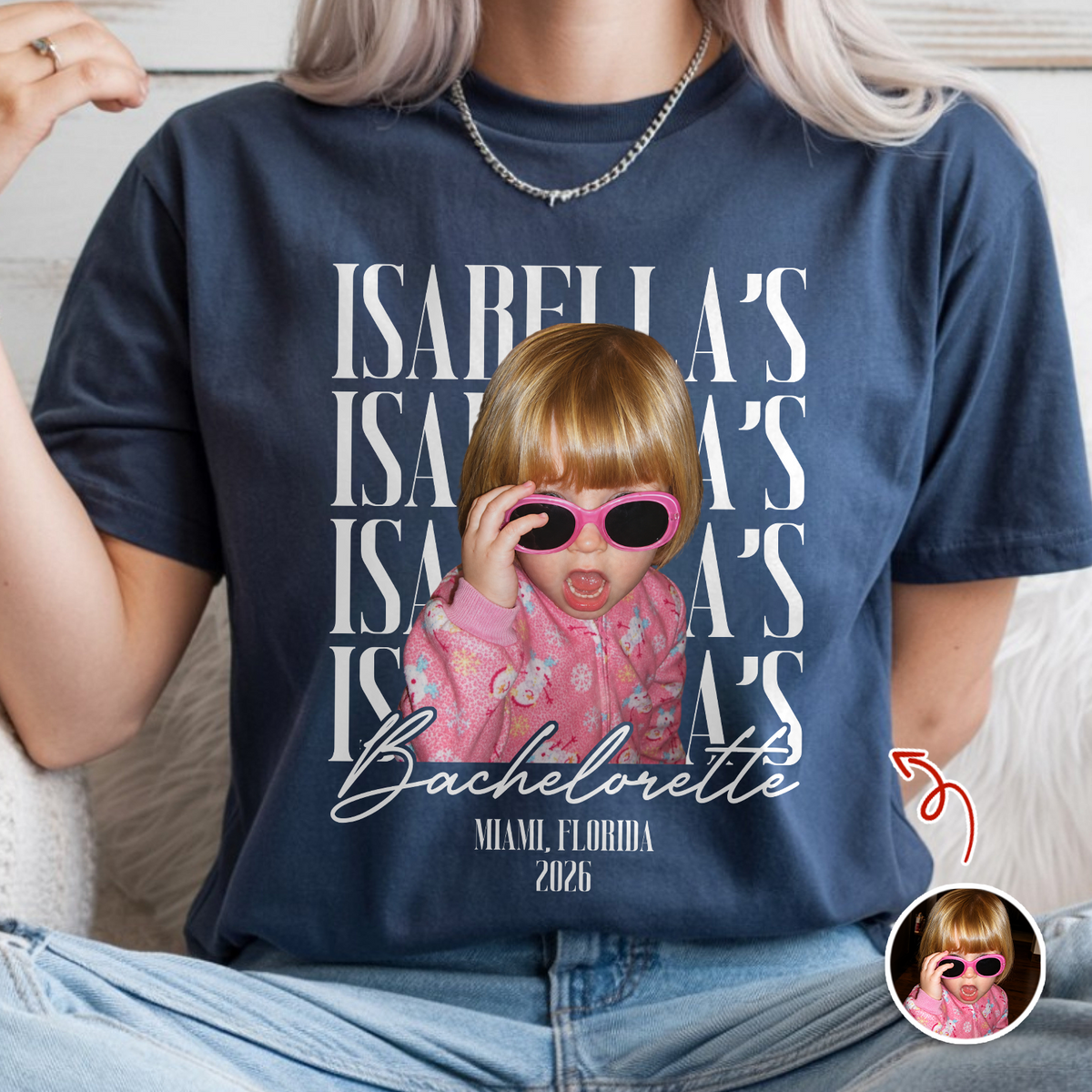 Custom Photo Bridal Party Comfort Shirt - Personalized Bachelorette Gift HA75 921976