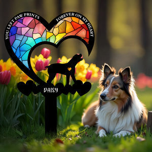 Personalized You Were My Favorite Hello & My Hardest Goodbye Dog Loss Garden Stake LM32 893853