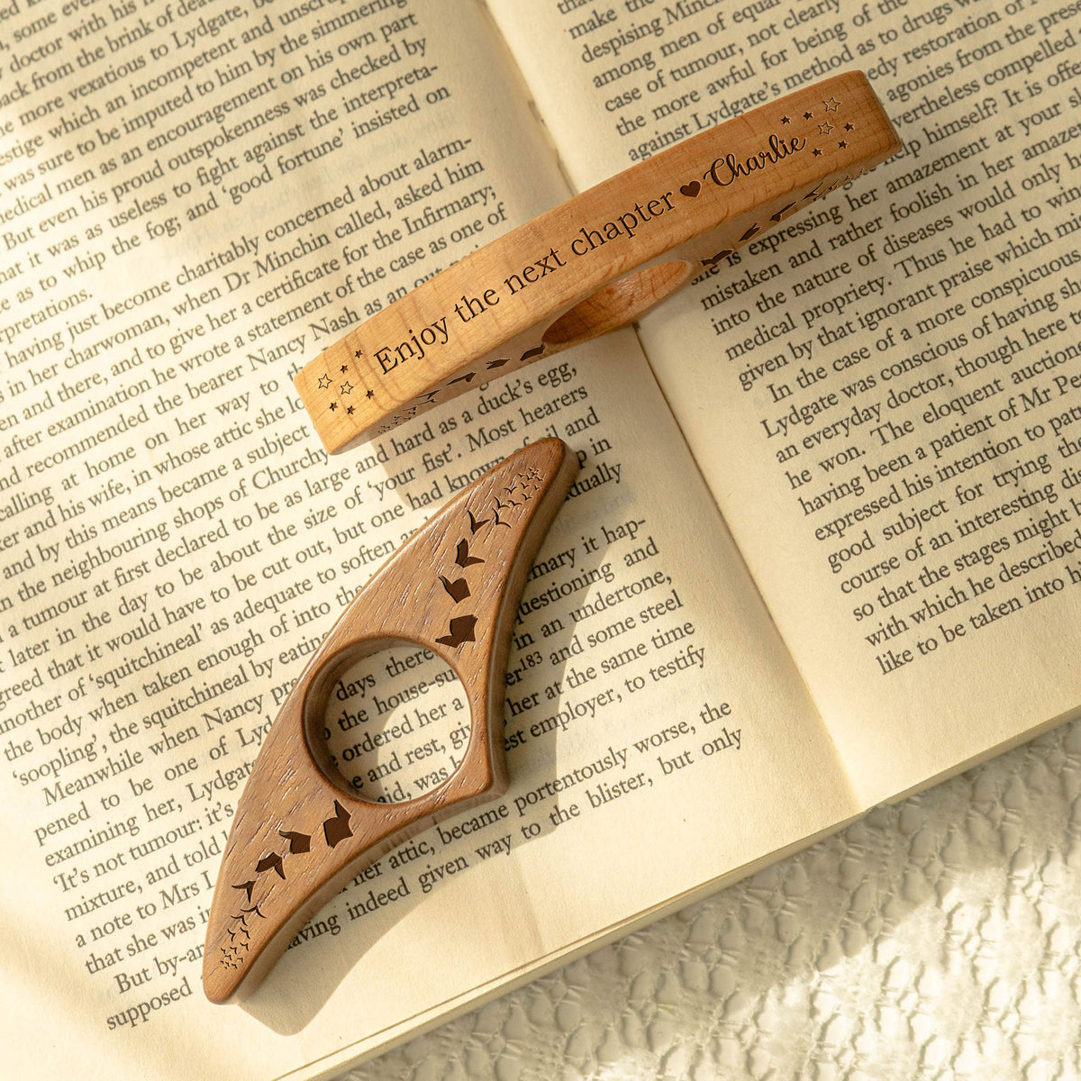 Enjoy The Next Chapter - Personalized Book Page Holder CH07 899548