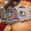 USA 250th Anniversary, 1776-2026 America Emblem Semiquincentennial Acrylic Pin HA75 920944