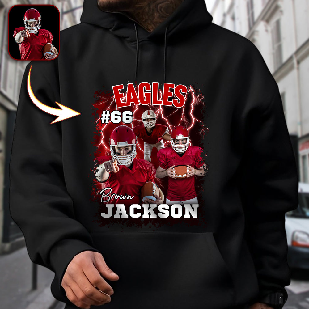 Personalized America Football Dark Shirt Gift For Football Lovers CH07 910356