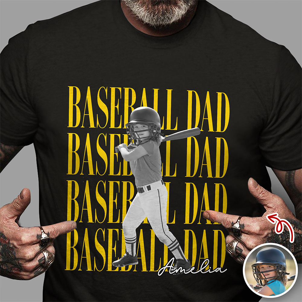 Custom Kid Photo Football Dad Mom Comfort Shirt CH07 911950