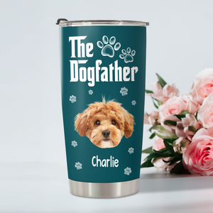 Cool Dog Father - Personalized Custom Fat Tumbler LM32 893699