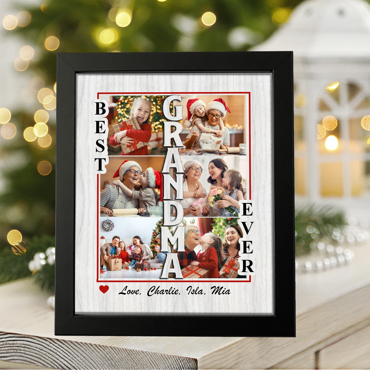 Custom Photo Best Grandpa, Grandma Ever Family Picture Frame TH10 894433