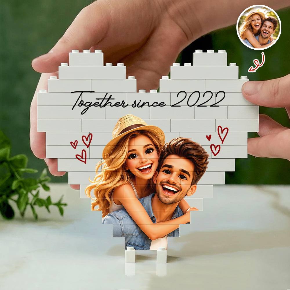 Custom Photo I'm Yours Building Brick Block For Couple TH10 170275