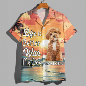 Life Is Better With Dog - Personalized Custom Hawaiian Shirt CH07 895680