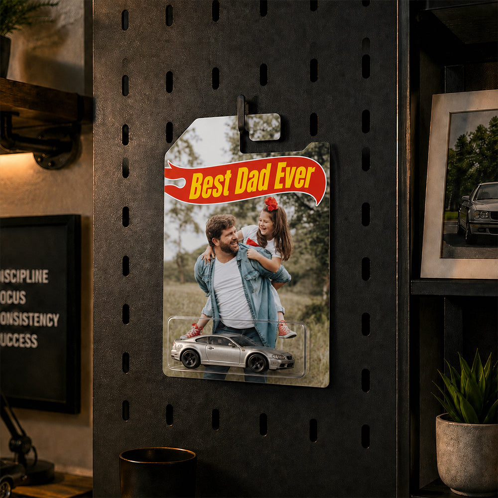 Personalized Dad Wheels Toy Car Photo Gift For Father’s Day HA75 921530