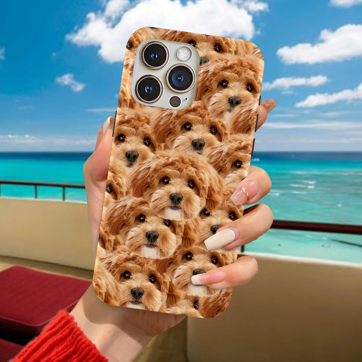 Custom Full Face Pet Photo Phone Case Gift For Pet Lover HA75 920236