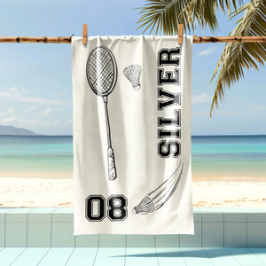 Personalized Athletic Summer Beach Towels For Sport Lovers LM32 893465