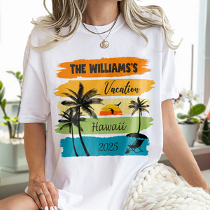 Custom Family Vacation Shirts 2025 – Personalized Family Trip Light Shirts LM32 893819