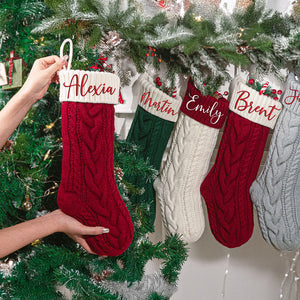 Custom Name Christmas Embroidered Christmas Stocking HO82 900454